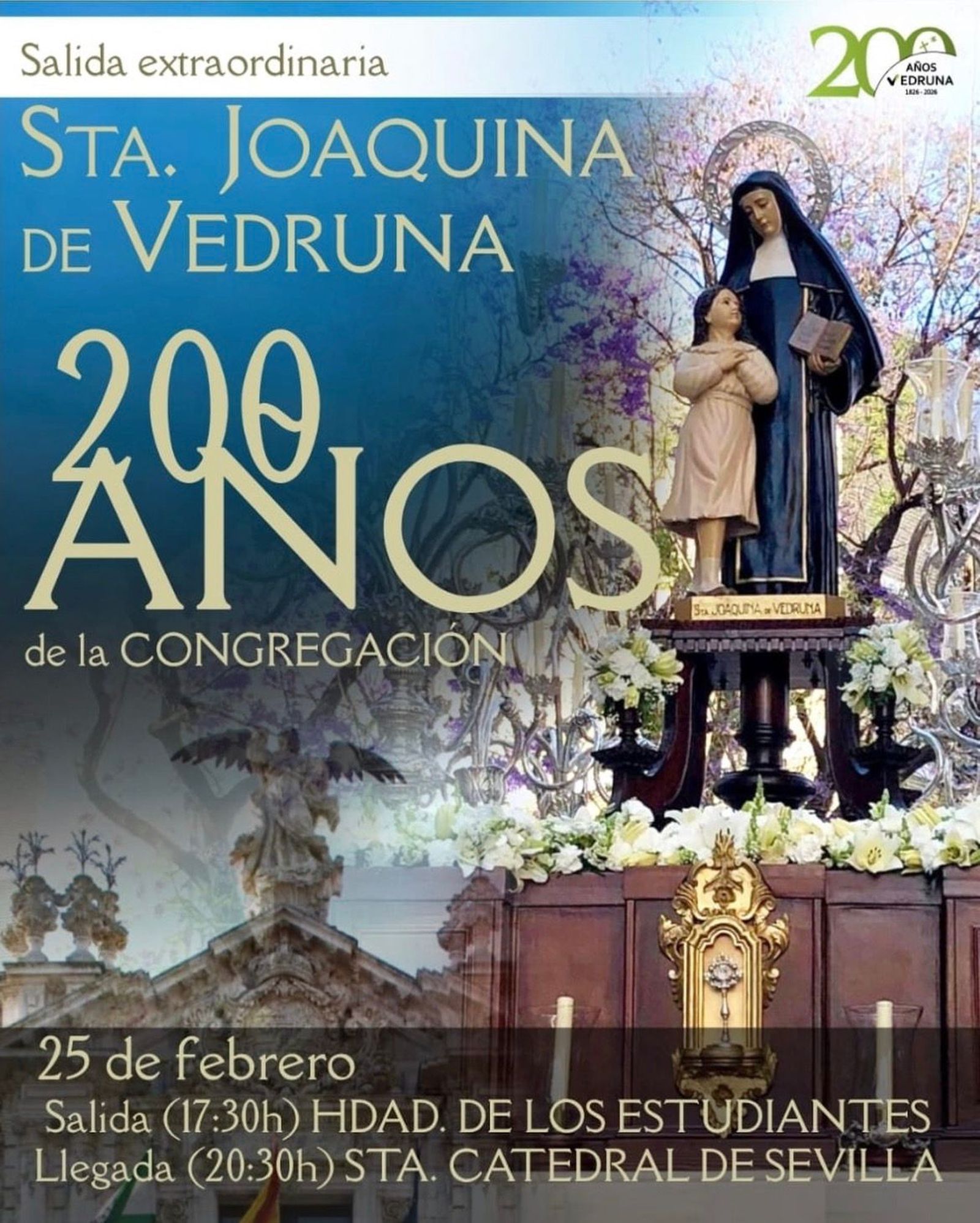 Cartel anunciador de la salida extraordinaria