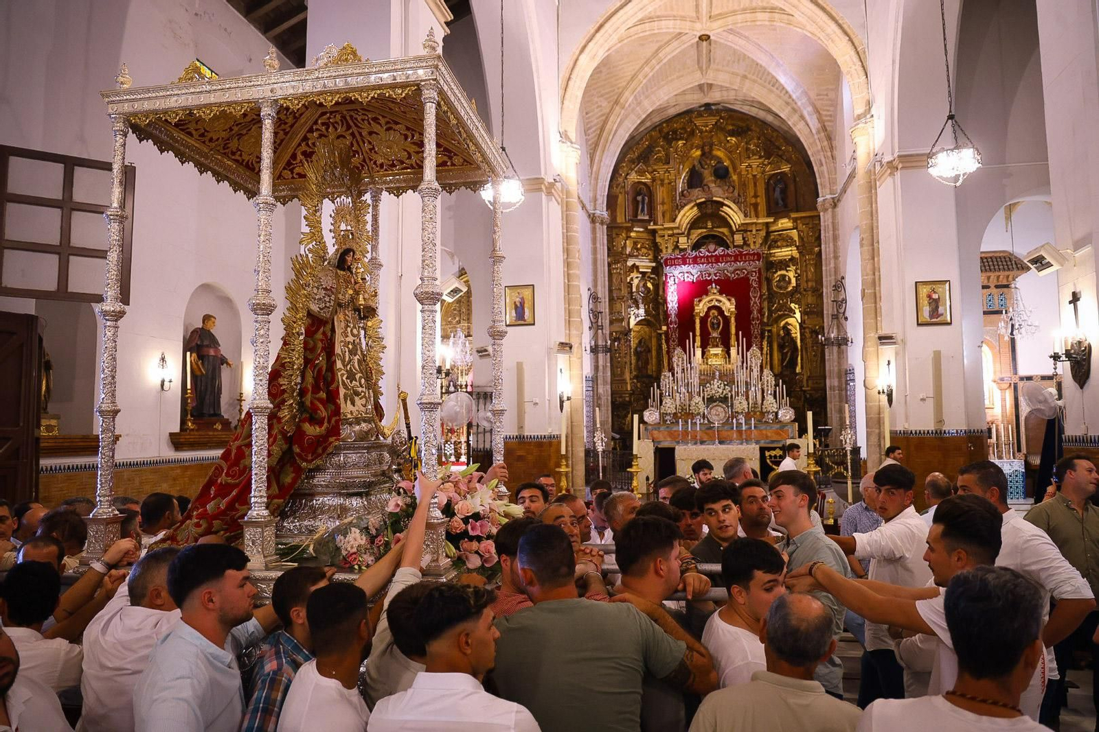 Magna Mariana Huelva 2025: Imágenes de la Virgen de Montemayor en su traslado