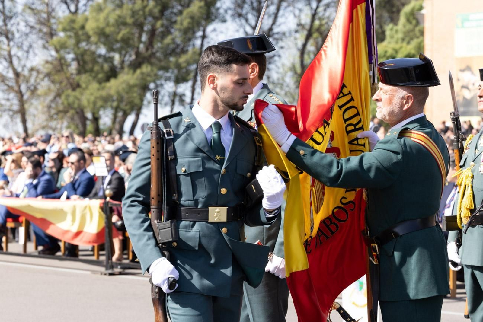 Acto de jura de bandera de la 130ª promoción de guardias civiles de la Academia de Baeza