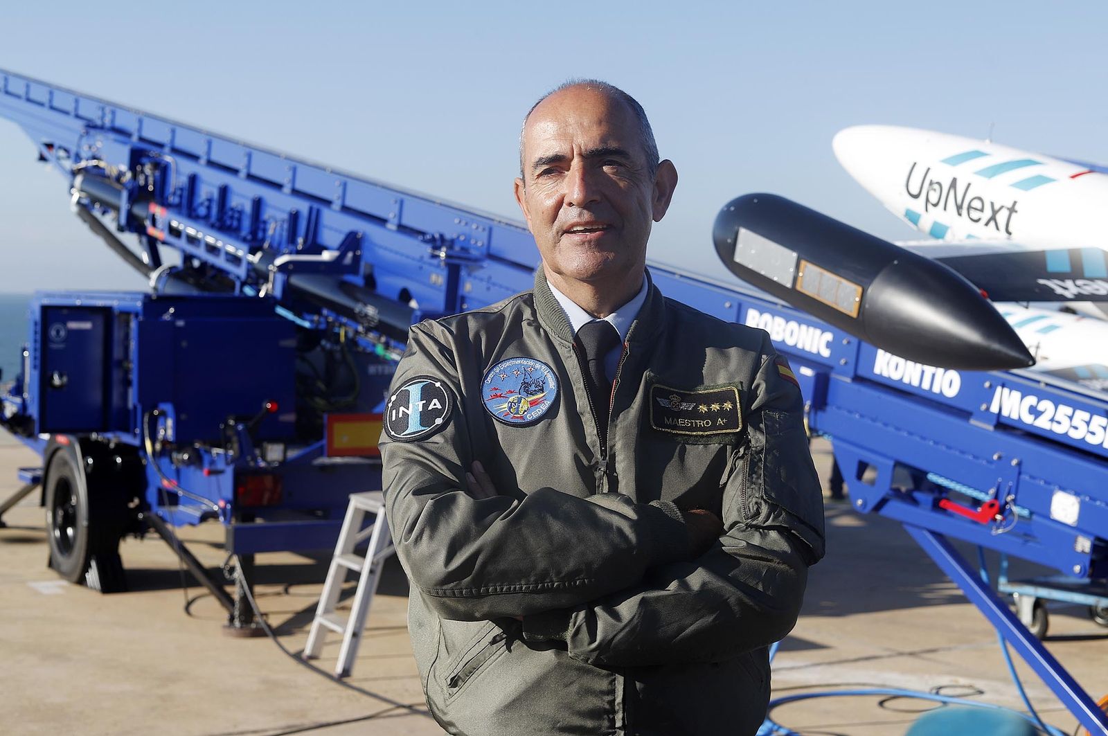 Imágenes del ensayo del demostrador Auto´Mate en el INTA, Huelva