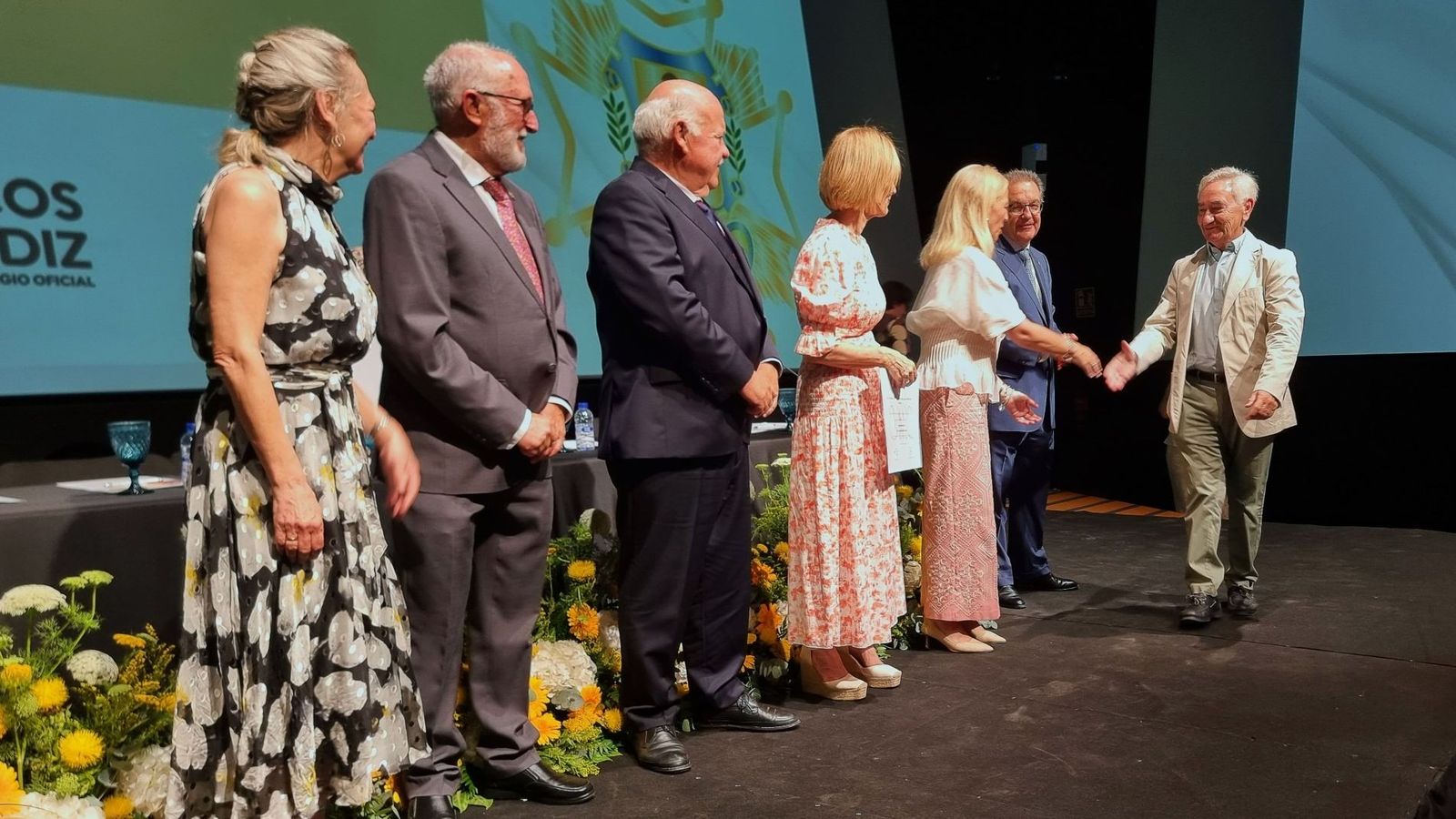 La ceremonia del Colegio de Médicos de Cádiz en Jerez.