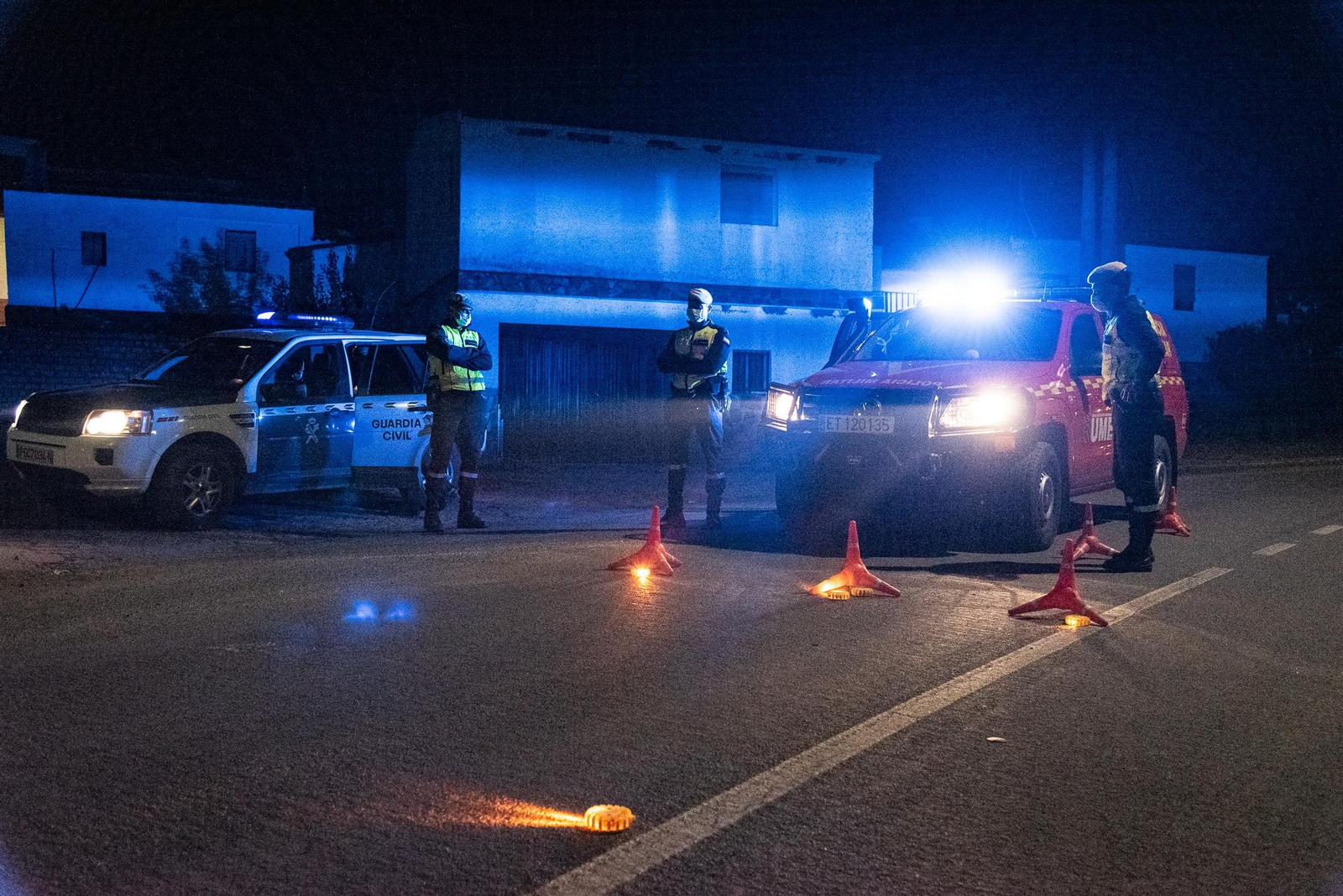 Imágenes del incendio en La Zarza