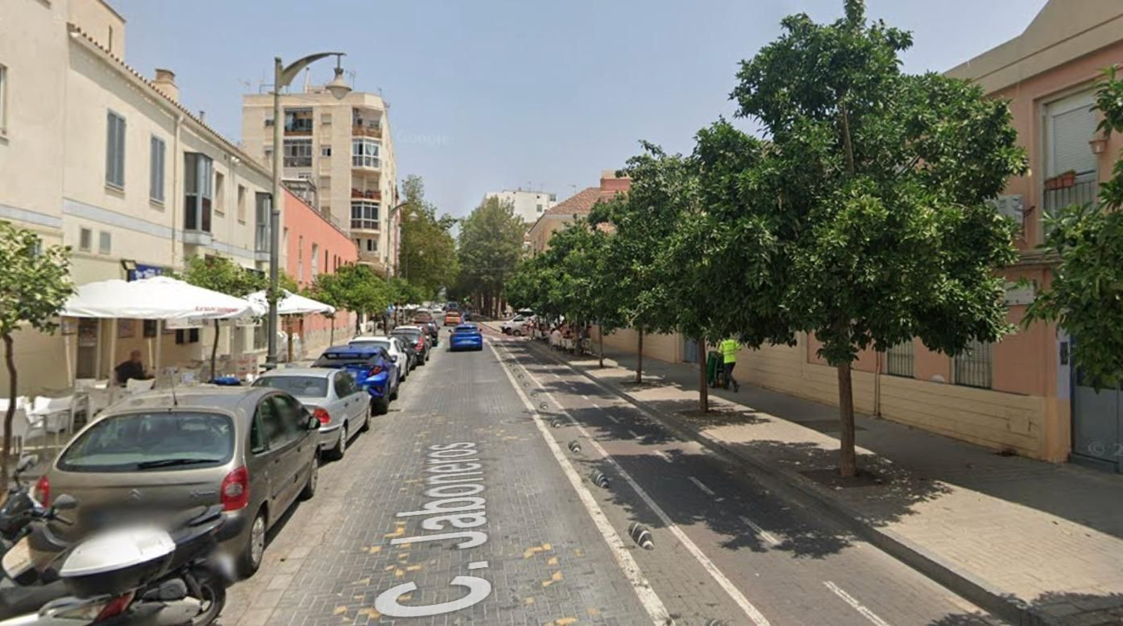 Calle Jaboneros del barrio de la Trinidad