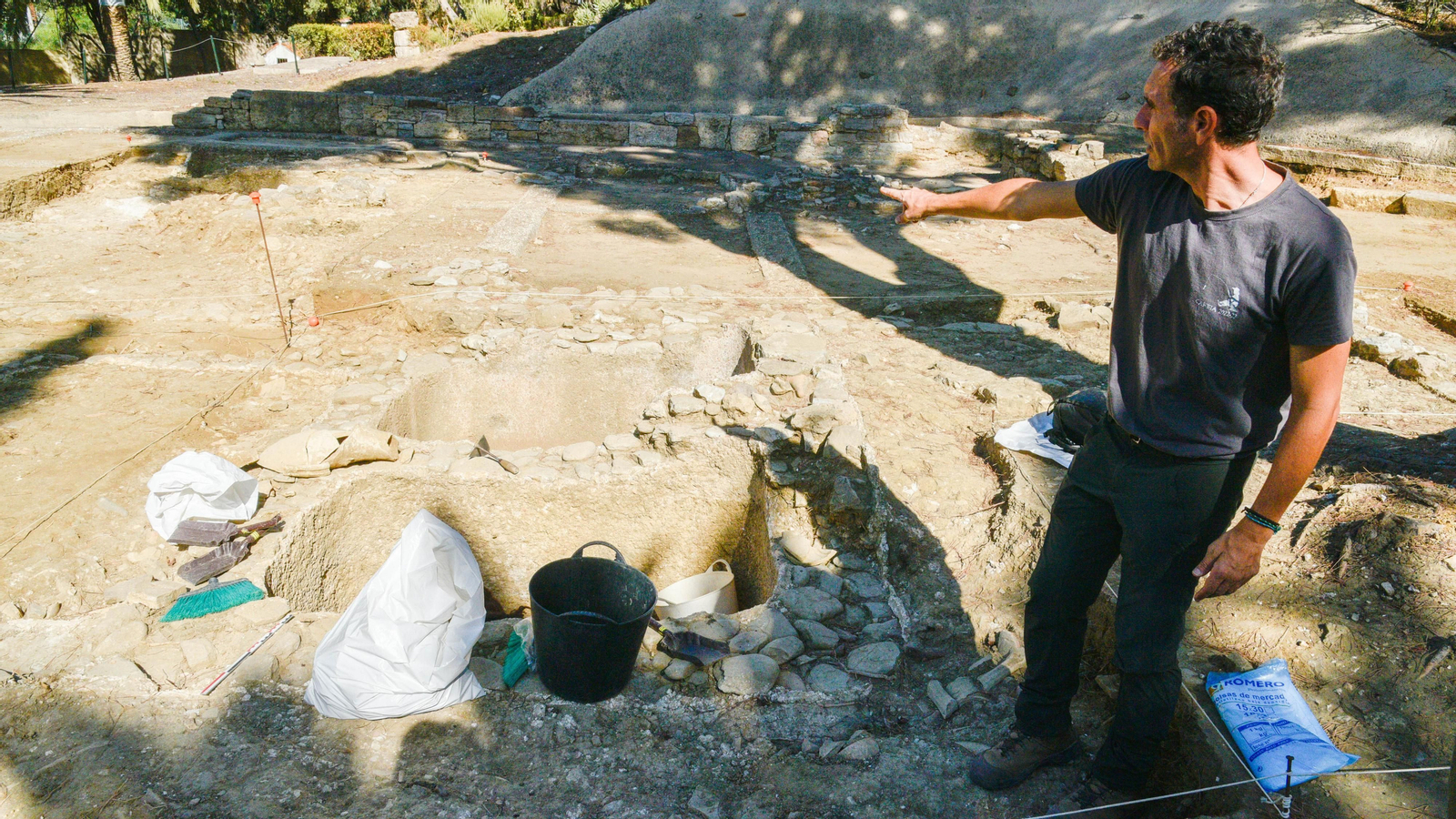 La fabrica de salazón en el yacimiento arqueológico de Carteia
