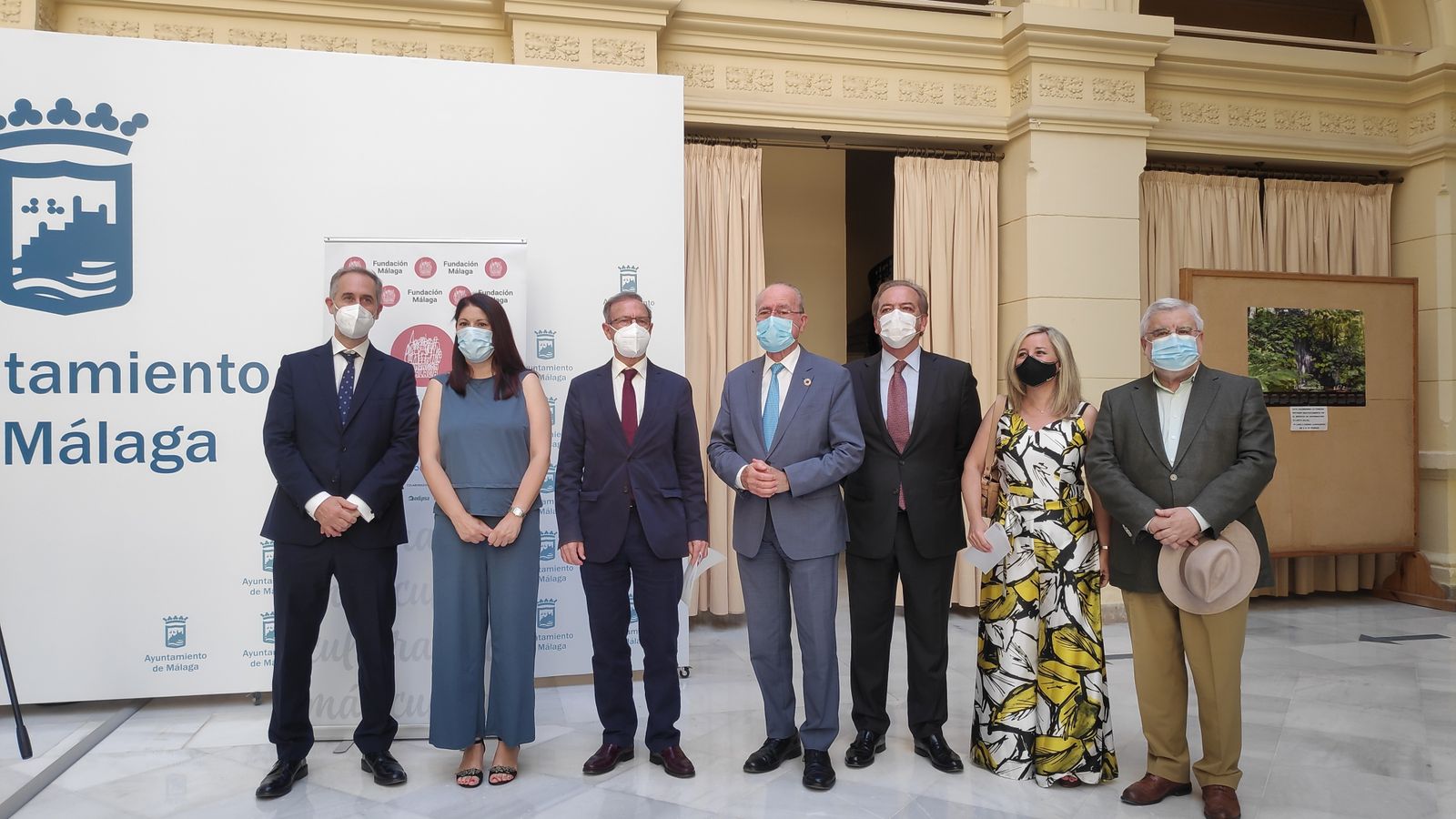 Presentación del fallo de las Becas Talento de la Fundación Málaga, en el Ayuntamiento.