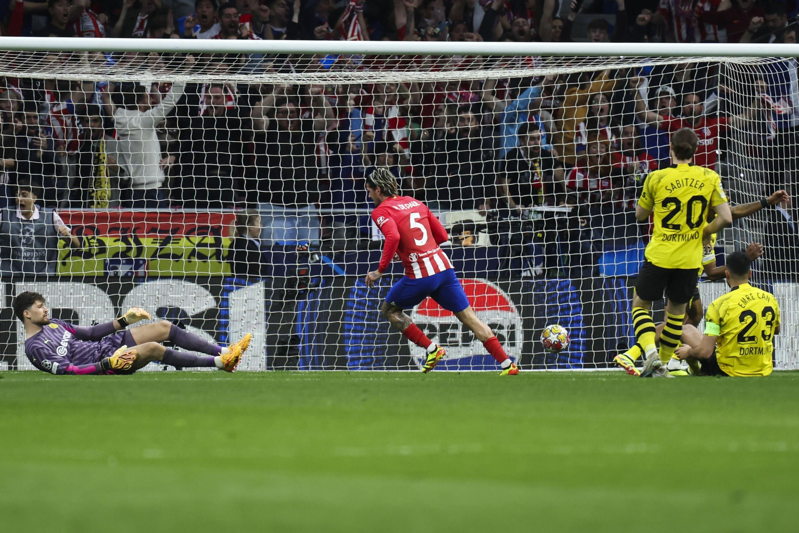El Atlético de Madrid - Borussia Dortmund, en fotos