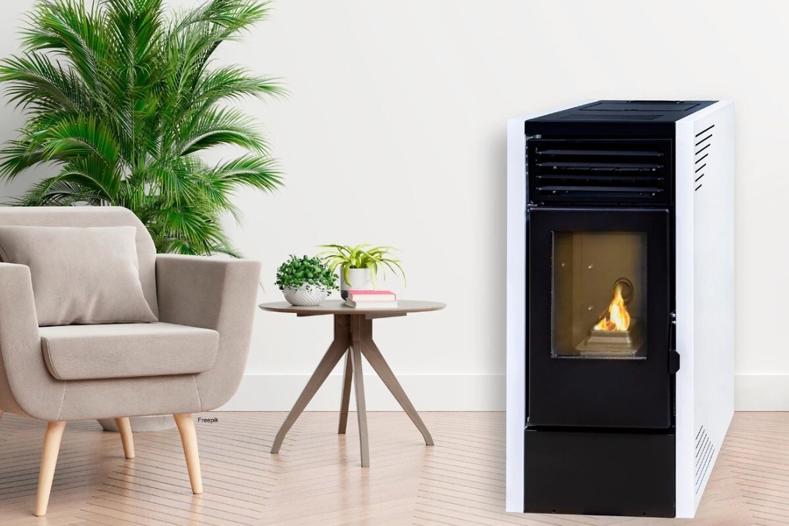 ¡No pases frío este invierno!: esta estufa de pellet de Leroy Merlin tiene una oferta de 250 euros