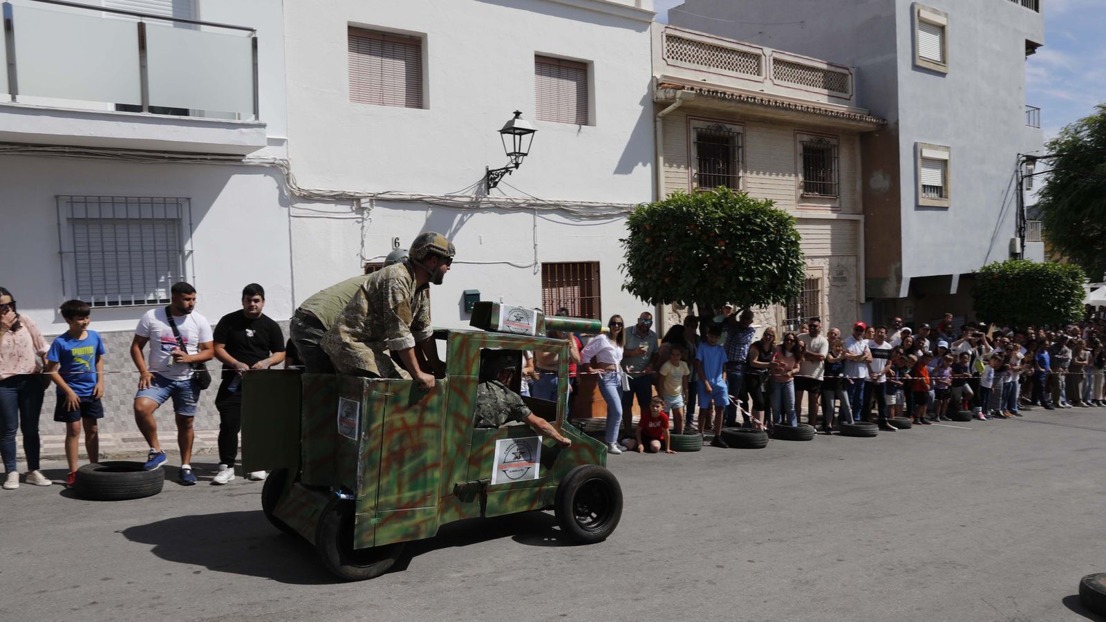 Fotos de la carrera de coches locos de preferia en Tesorillo.