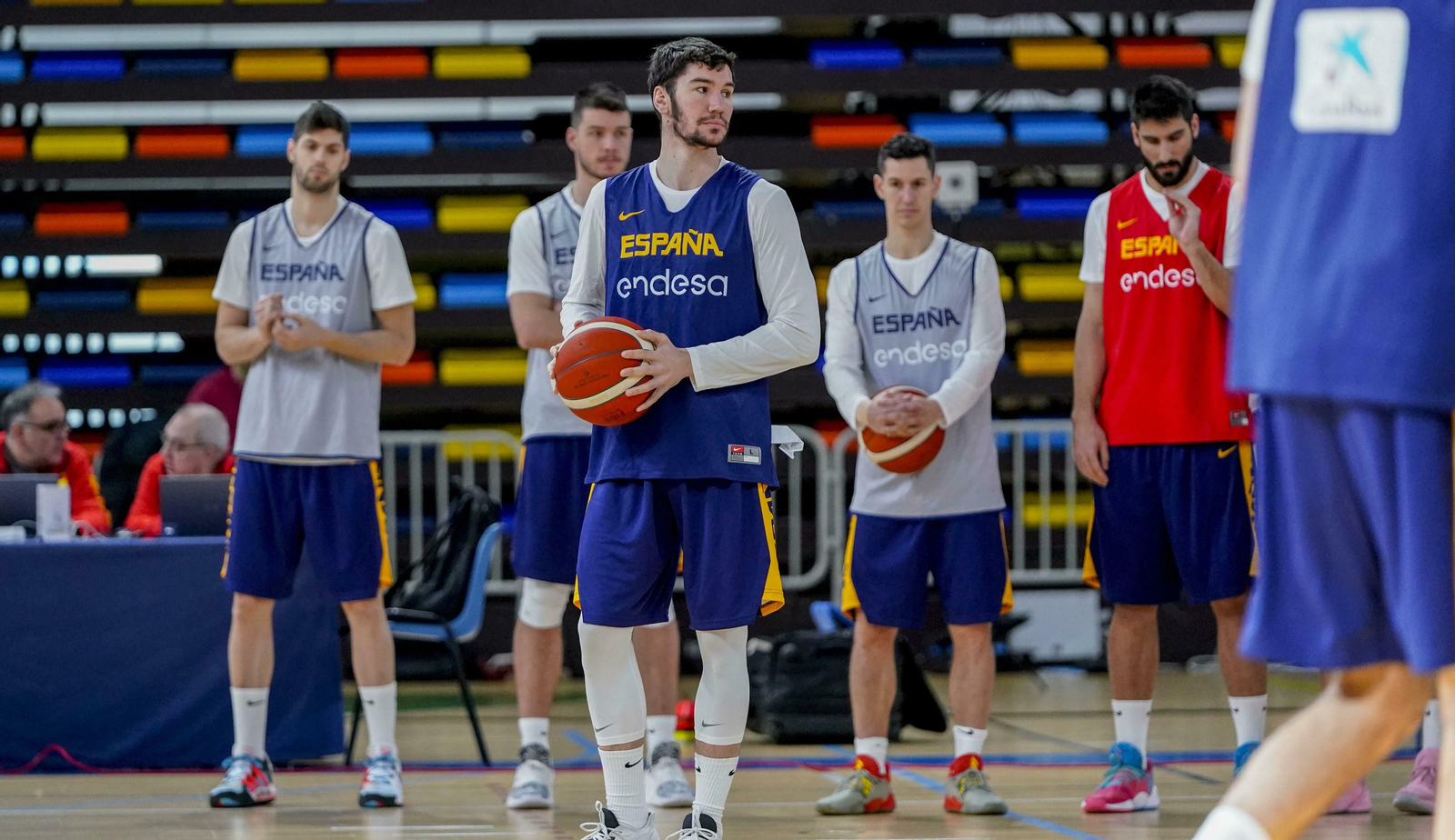 Rubén Guerrero, Darío Brizuela y Alberto Díaz, a las órdenes de Scariolo