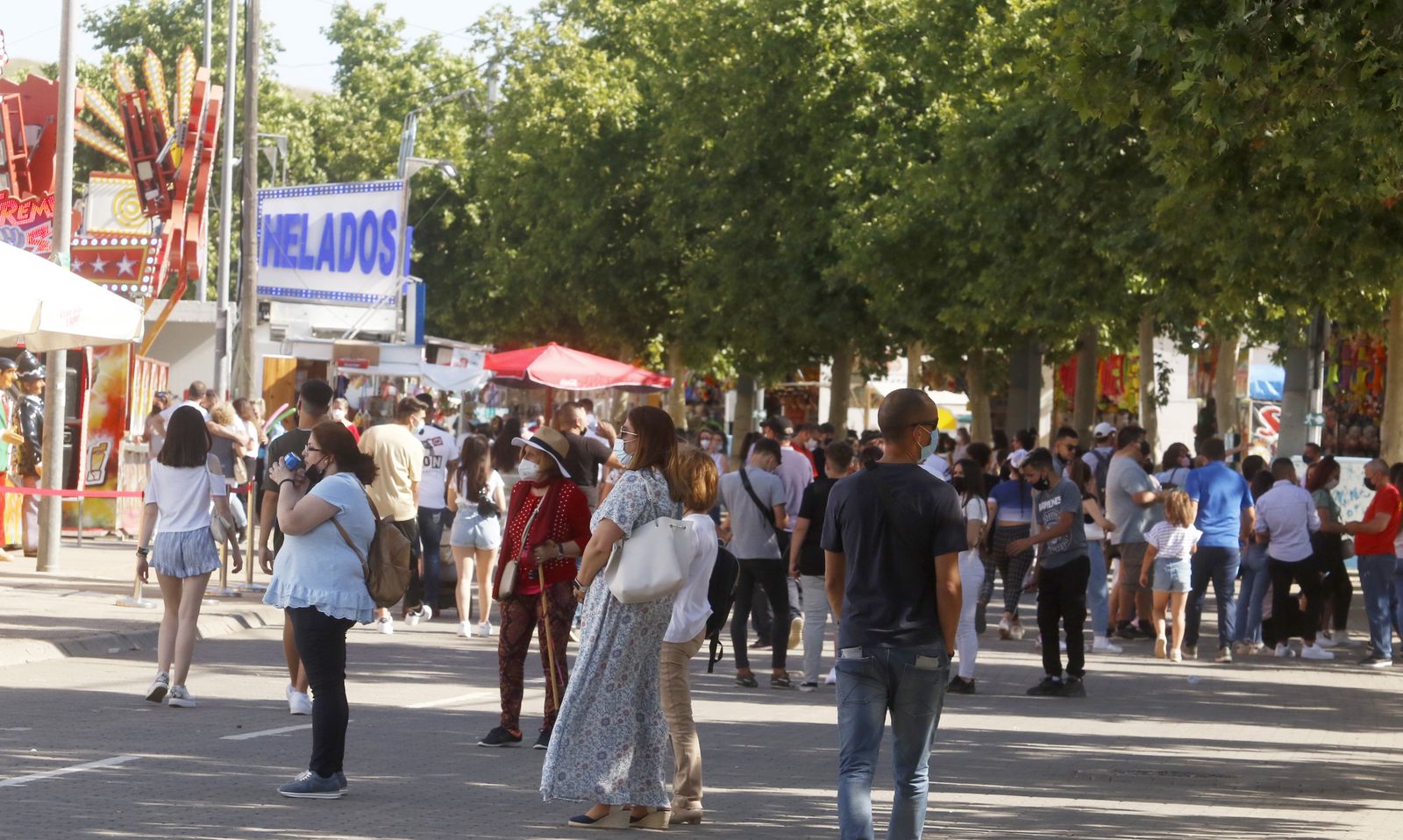 Las imágenes de un sábado de 'Feria' especial en El Arenal
