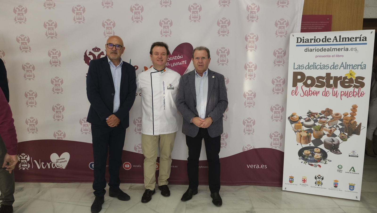 La presentación del libro de postres de Antonio Carmona, en imágenes