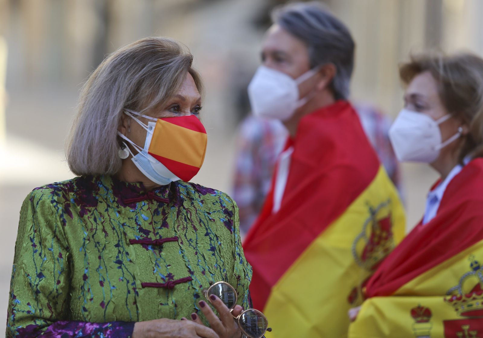 Las fotos de la cacerolada en Málaga contra el Gobierno por el coronavirus