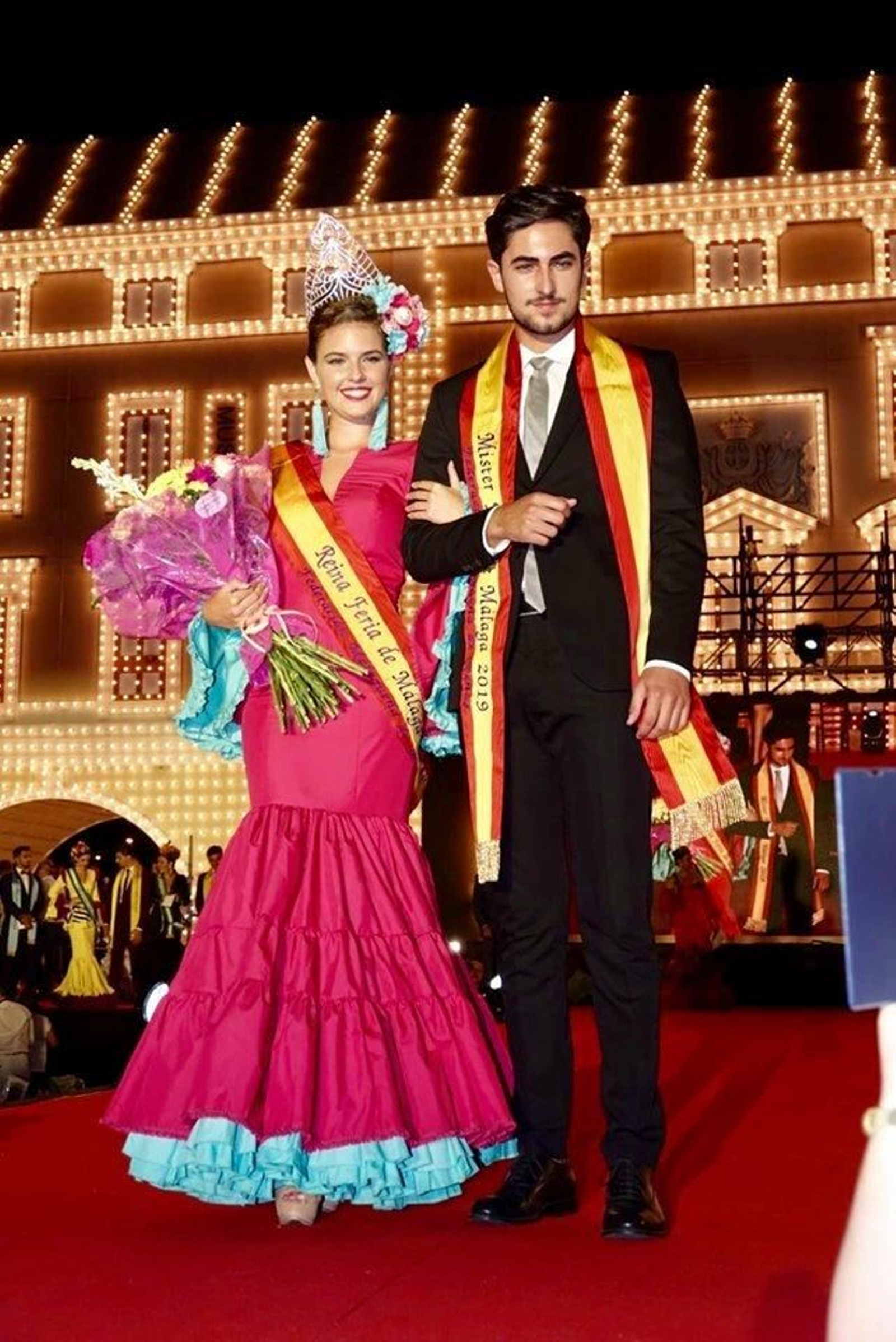 Sara Meneses y José Ríos, Reina y Míster de la Feria de Málaga