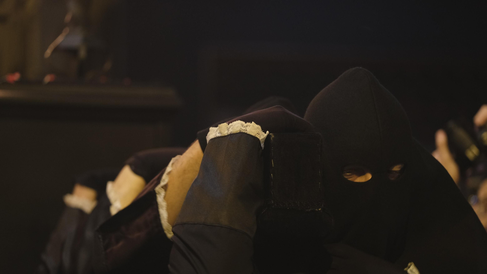 Procesión del Perdón en Almería, en imágenes