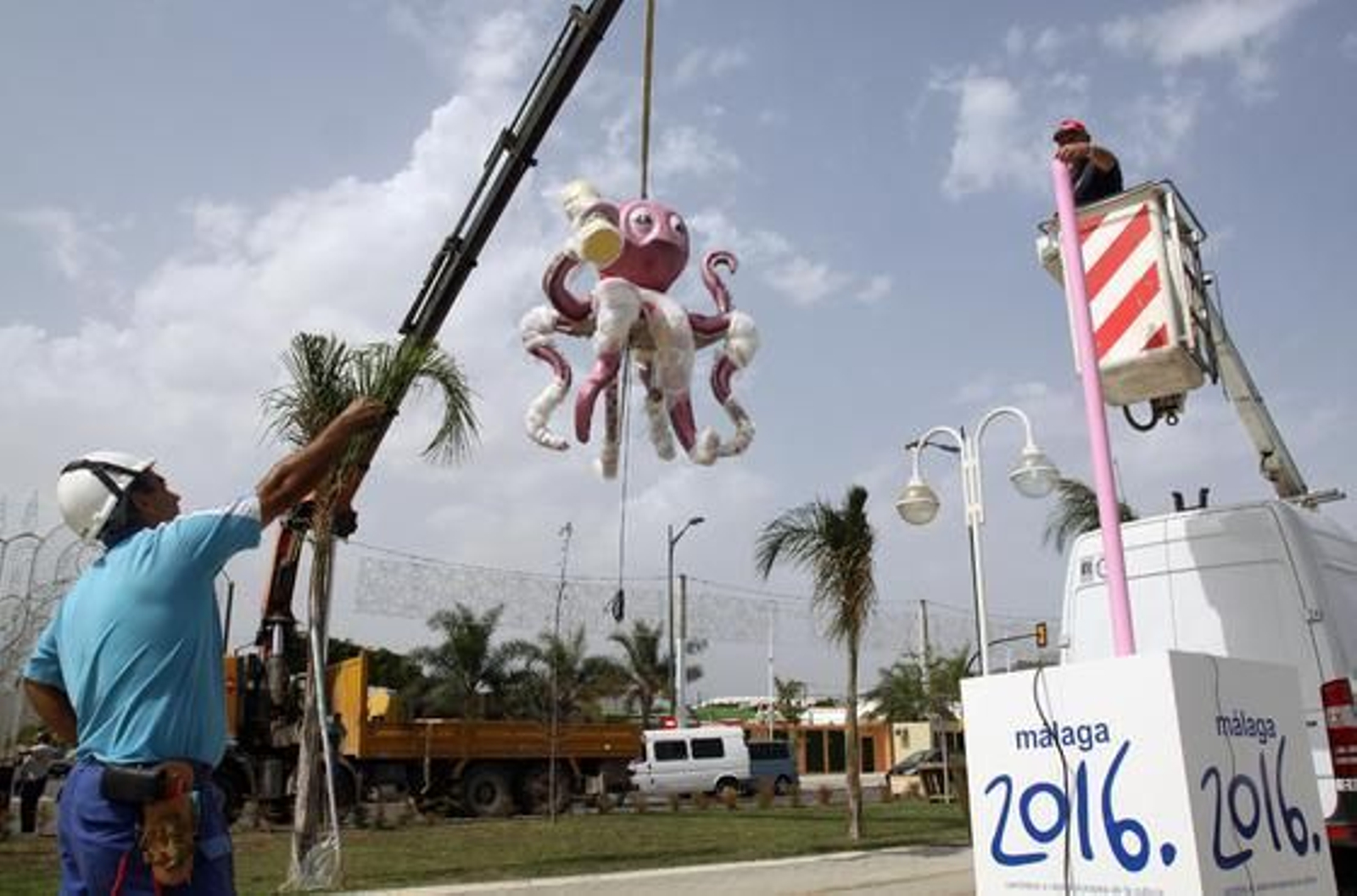 Un gran pulpo 'Paul', exótico anfitrión en el Real.