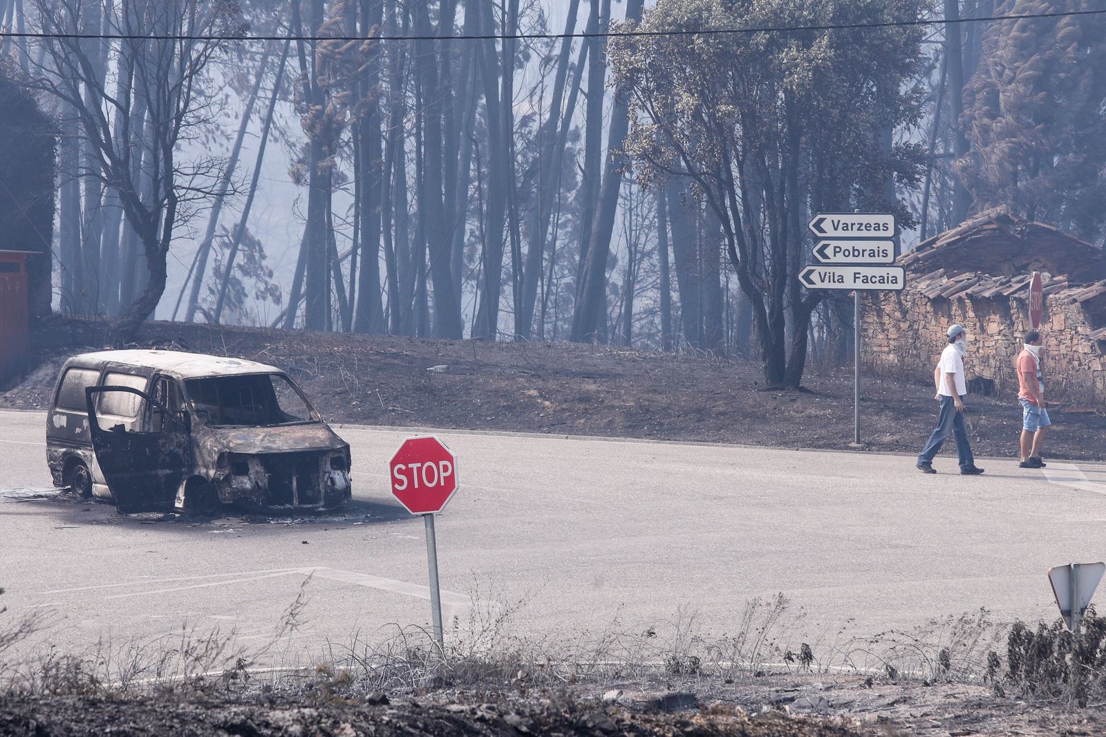 El incendio en Pedrógão Grande, en imágenes