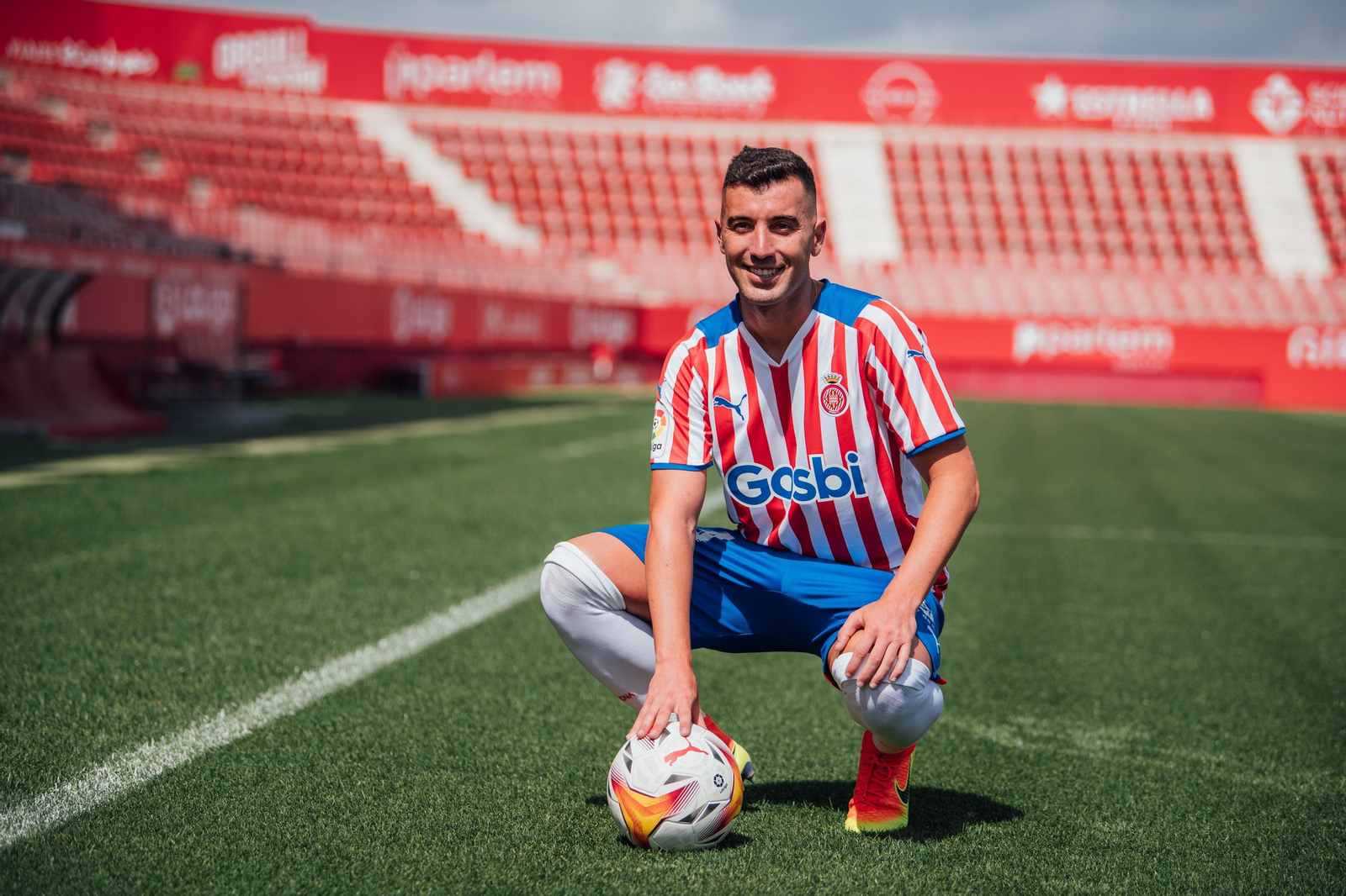 El Girona, próximo rival del Málaga CF, presenta a Borja García