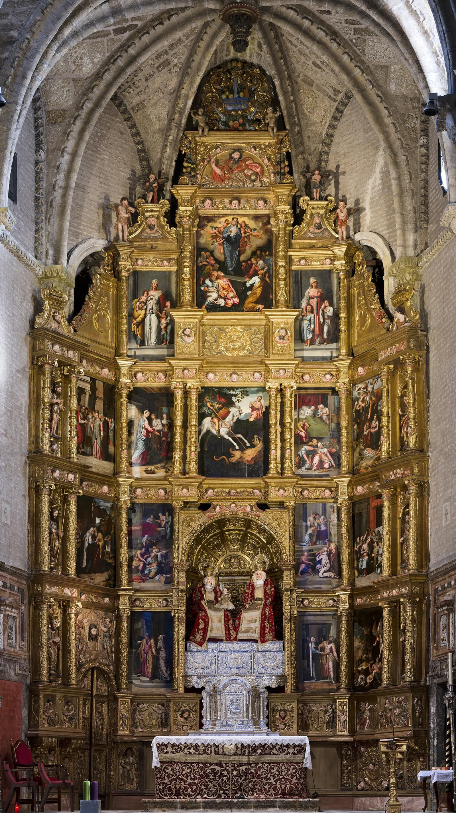 El retablo de Santa Ana.