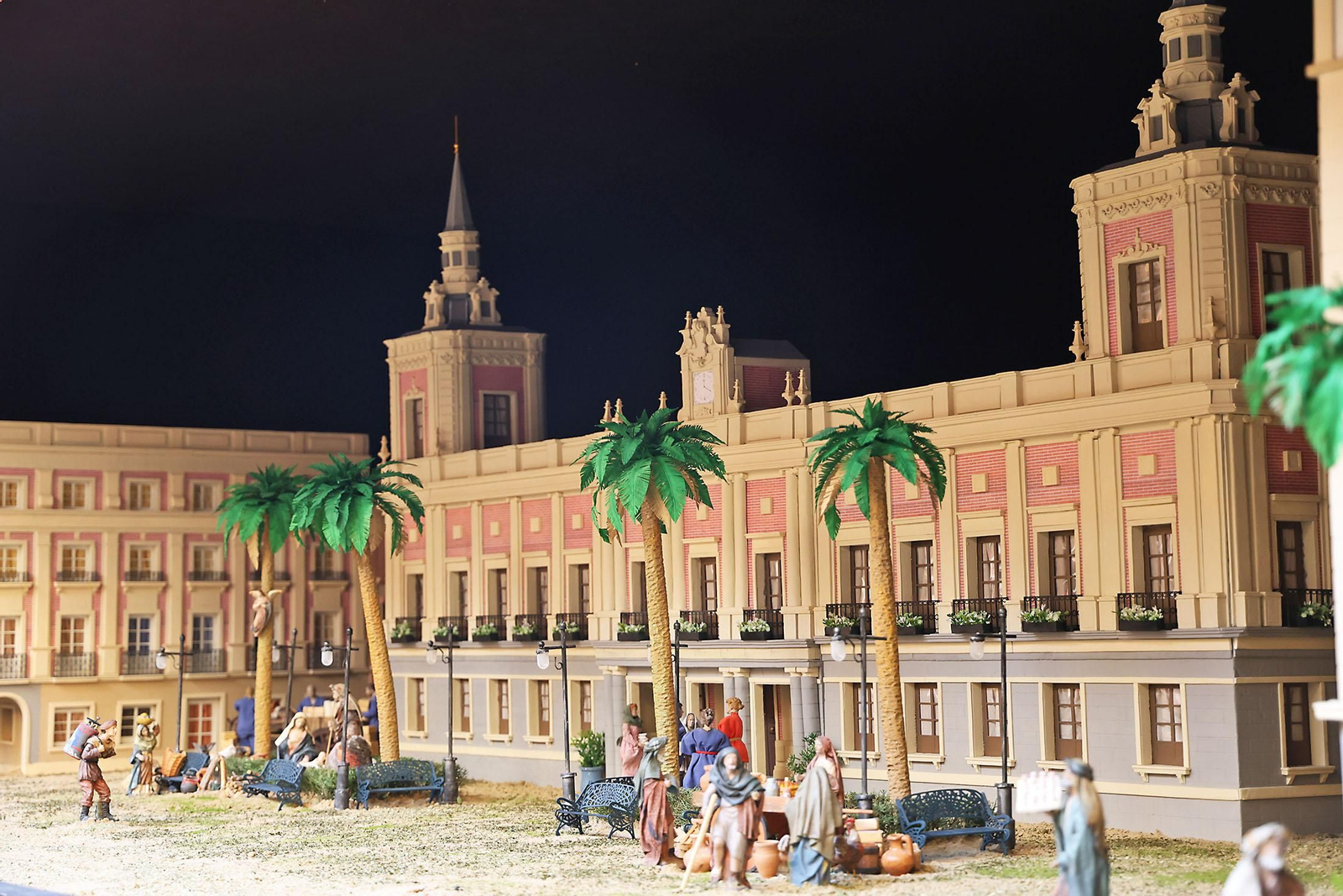 Imágenes de la inauguración del Belén del Ayuntamiento de Huelva