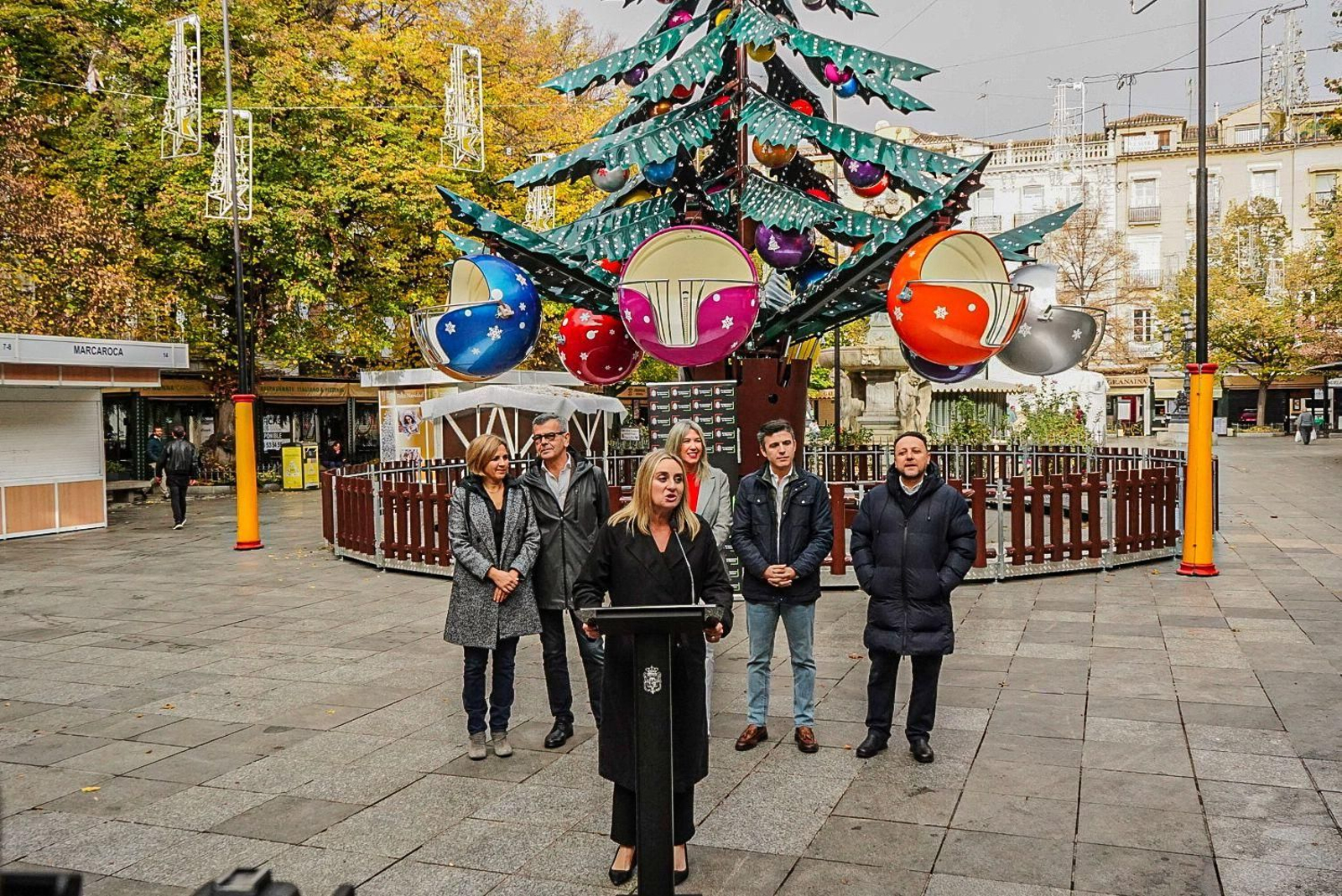 Presentación de las actividades navideñas.
