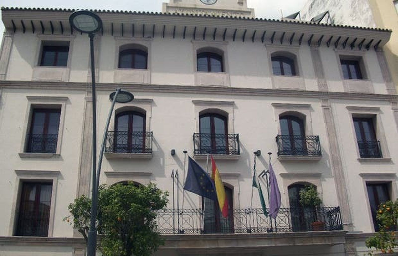 Vista del Ayuntamiento de Coín.