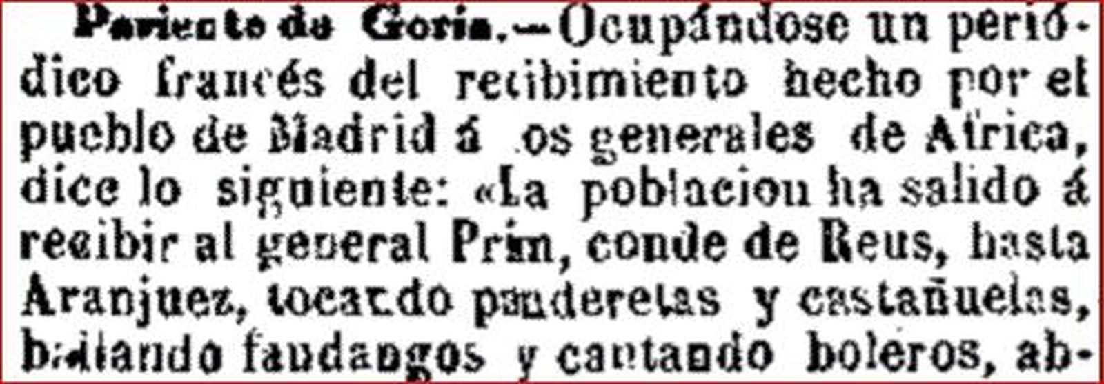 1. La Correspondencia de España, 20 mayo 1860.
