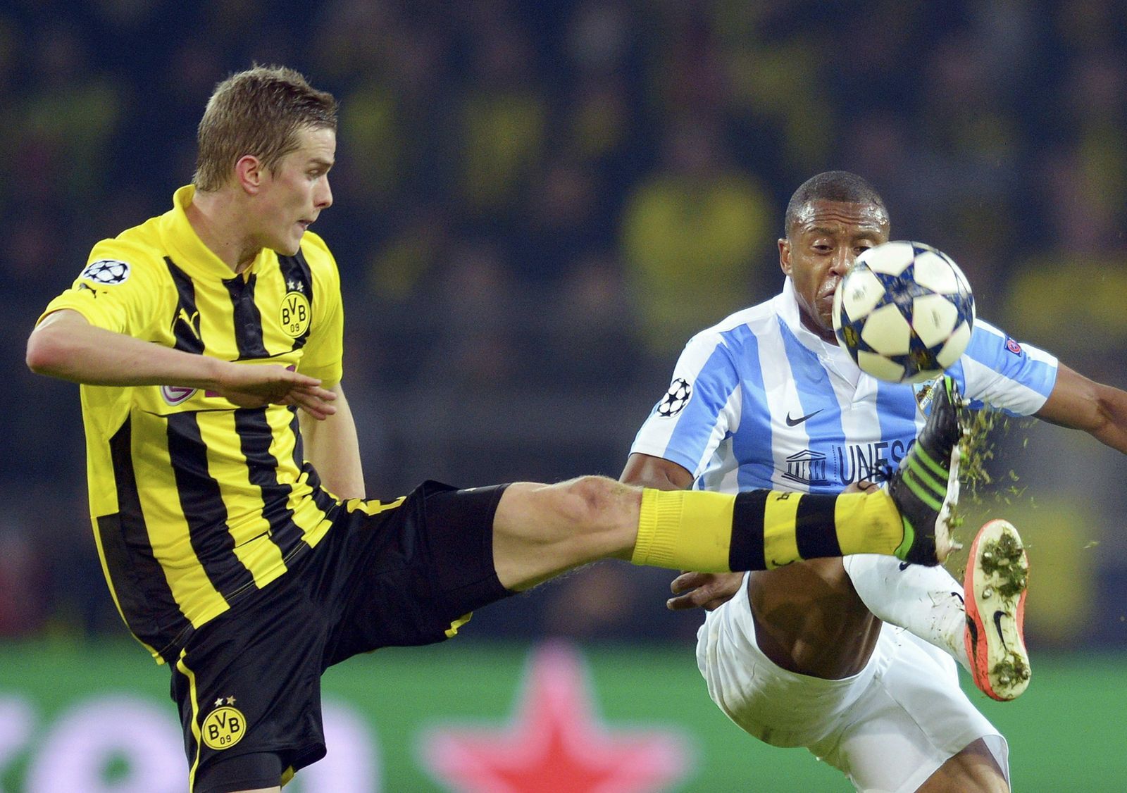 Las fotos del Borussia Dortmund-Málaga CF.