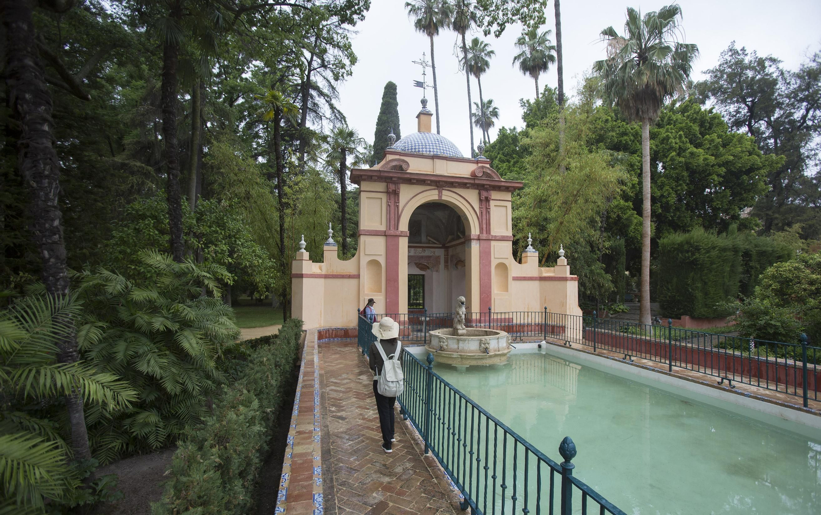 El Cenador del León del Alcázar tras su restauración