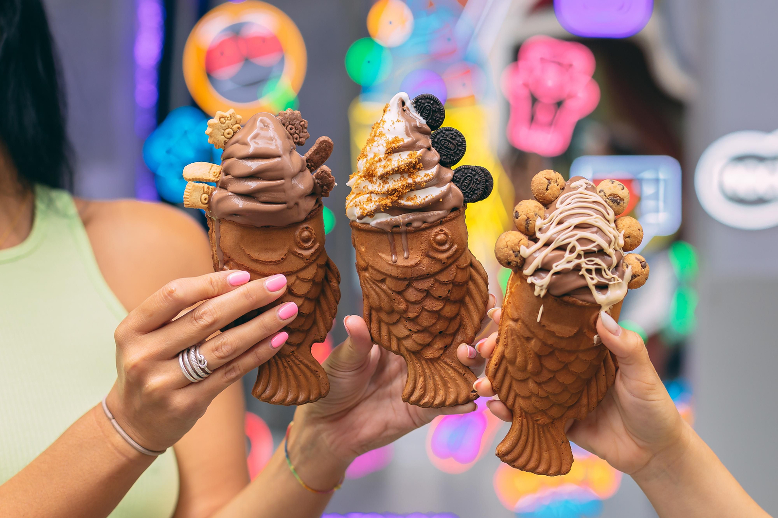 Creaciones de la heladería La Pecera