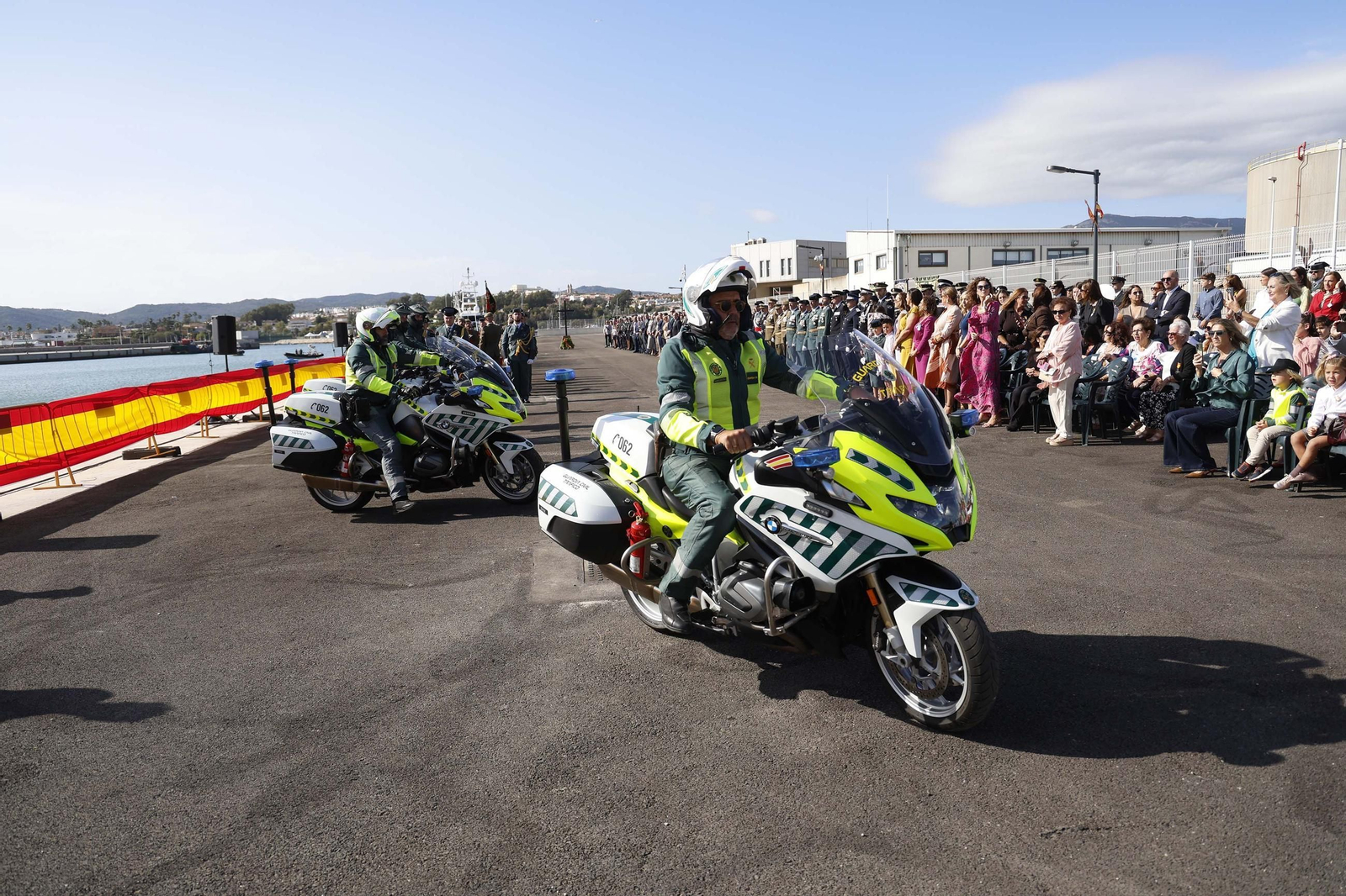 Las fotografías de la inauguración del nuevo muelle de la Guardia Civil en Algeciras
