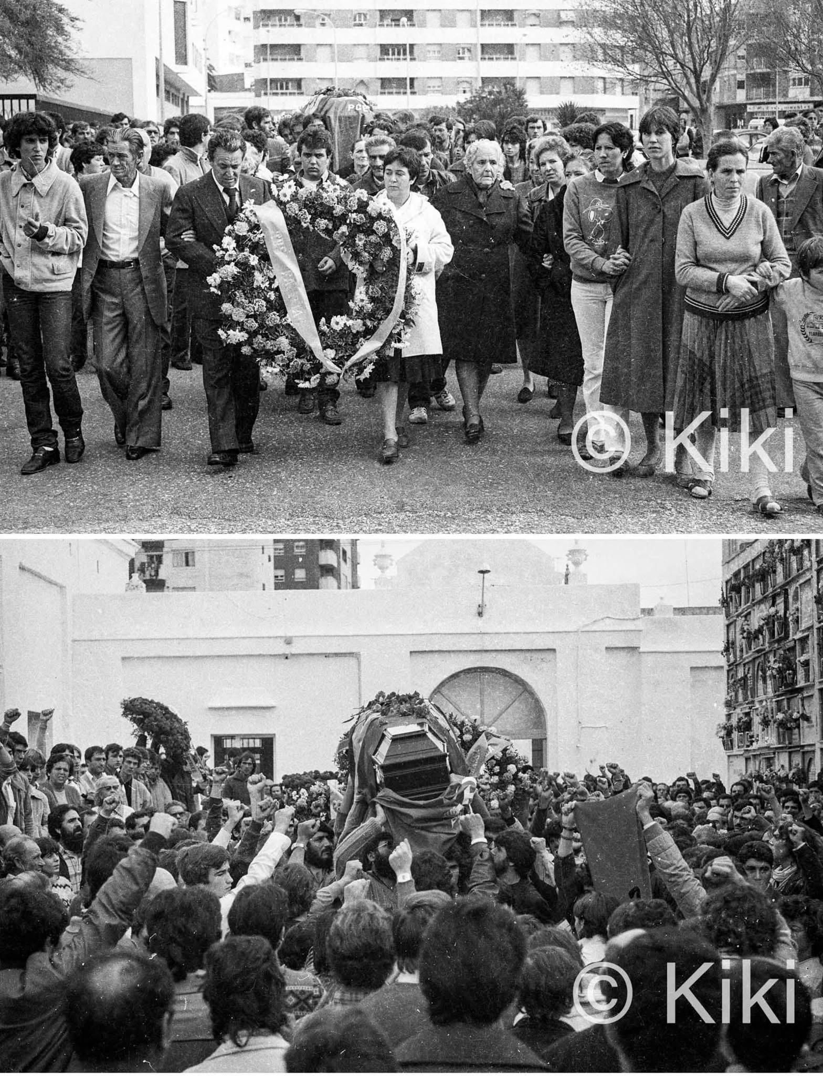 El entierro de Martín Luna. Foto Kiki