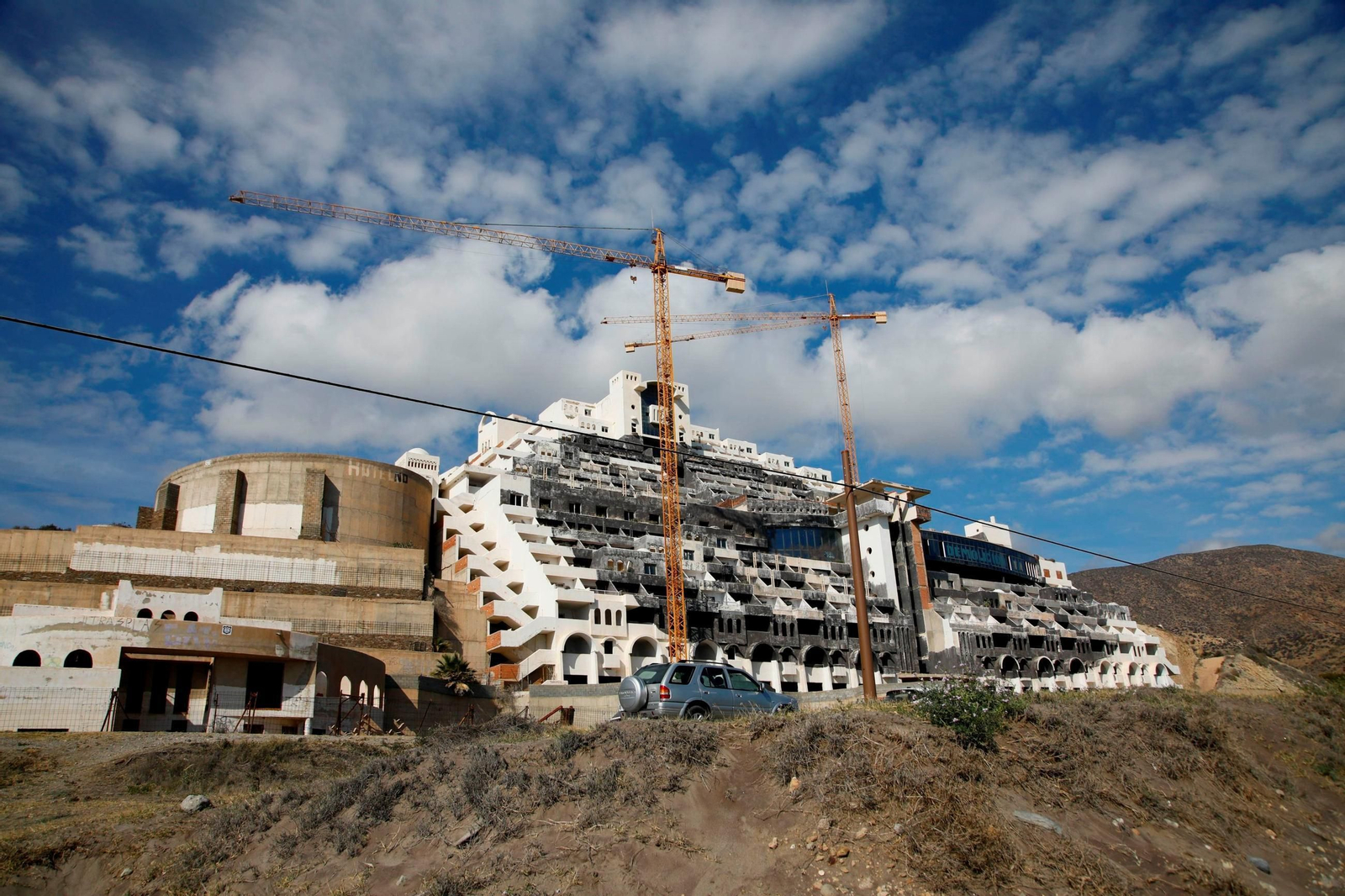 Imagen del hotel situado en la localidad almeriense de Carboneras.