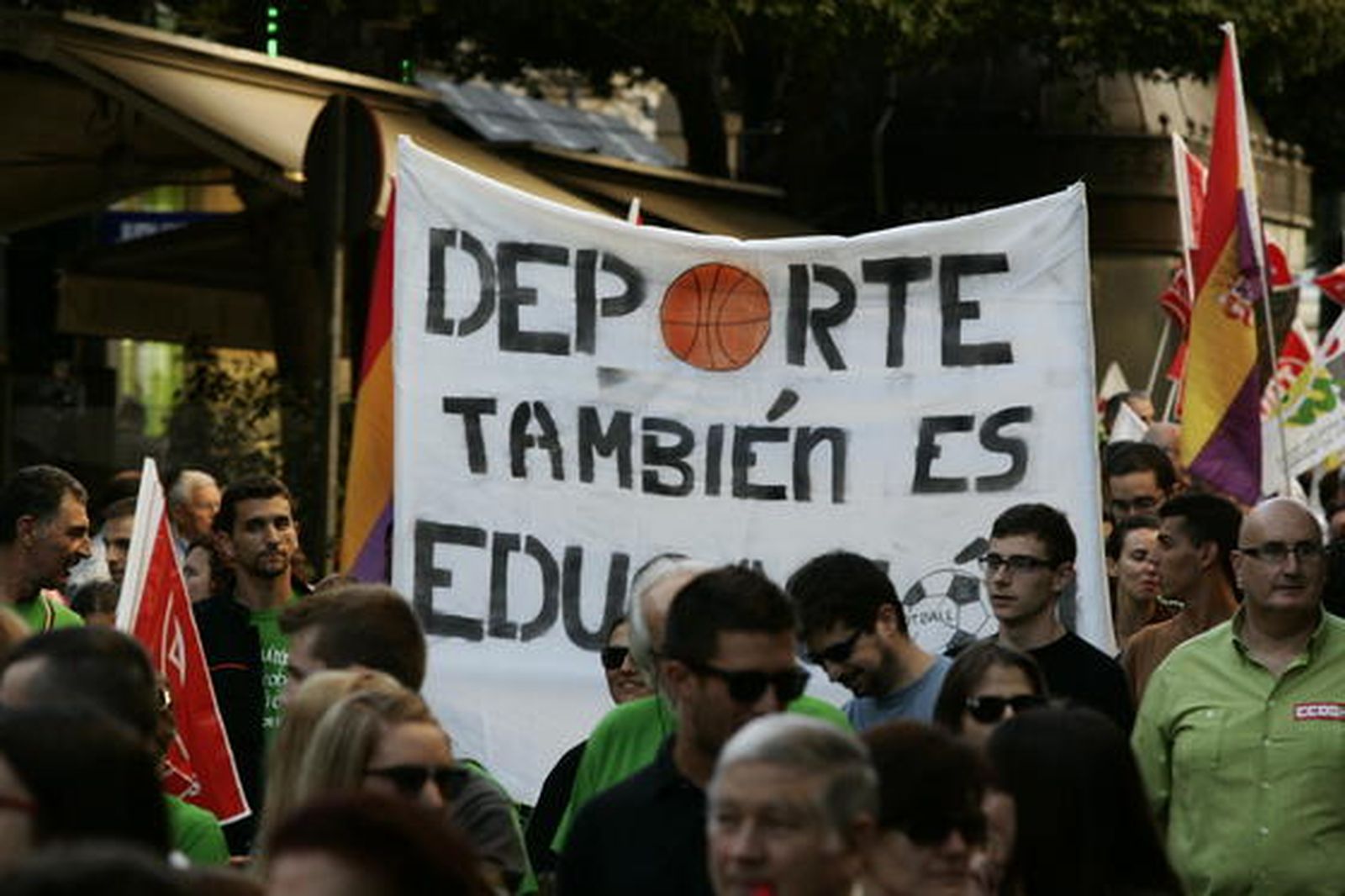 Las imágenes de la protesta contra la reforma educativa