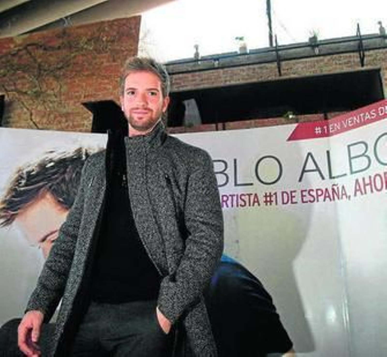 Pablo Alborán, en su presentación ayer en Ciudad de México.
