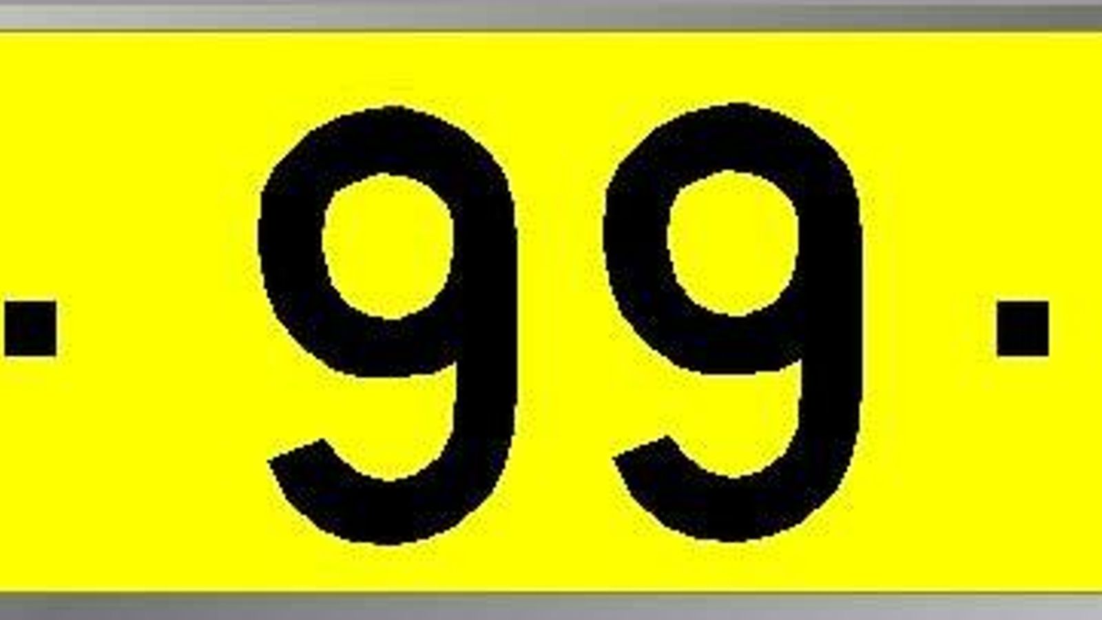 Placa diplomática para personal técnico