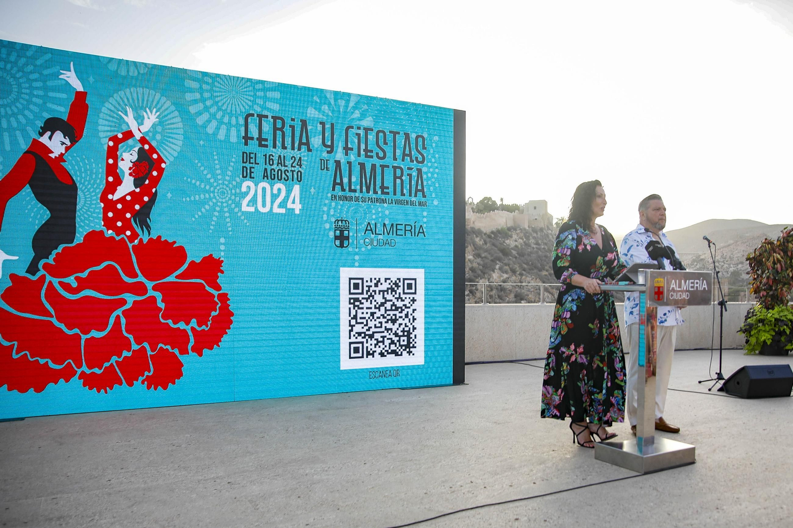 Presentación de la Feria de Almería 2024 en honor de la Virgen del Mar, en imágenes