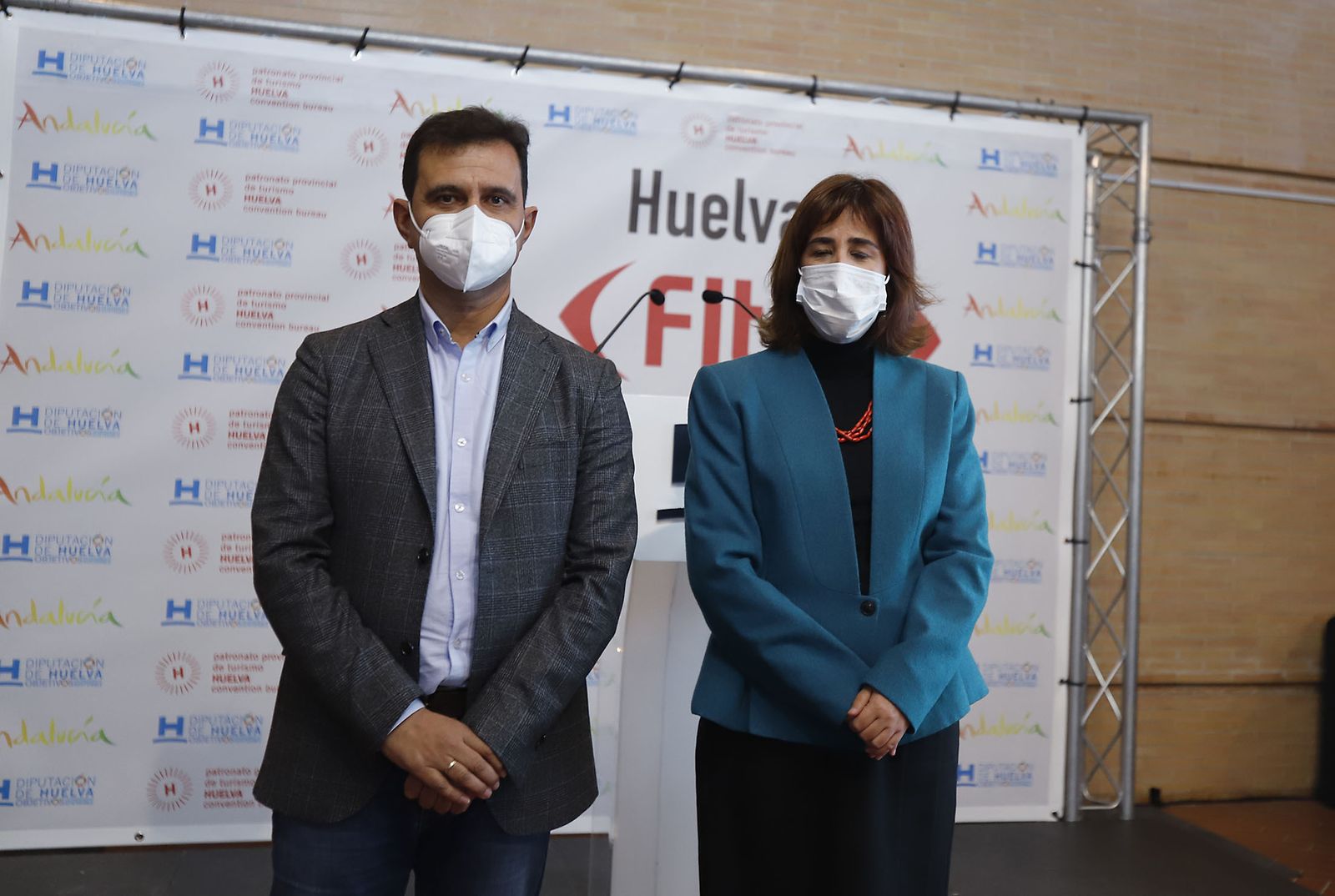 Imágenes de la presentación "Huelva en Fitur" en el foro Iberoamericano de la Rábida