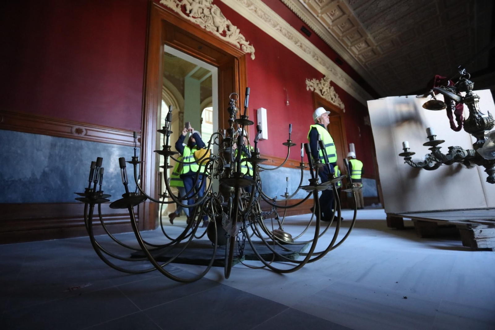 Así son las visitas a las obras del Ayuntamiento