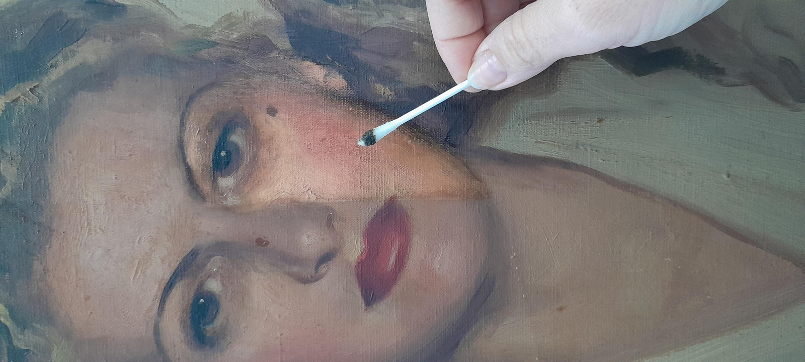 La donación del retrato realizado por Cruz Herrera, en imágenes