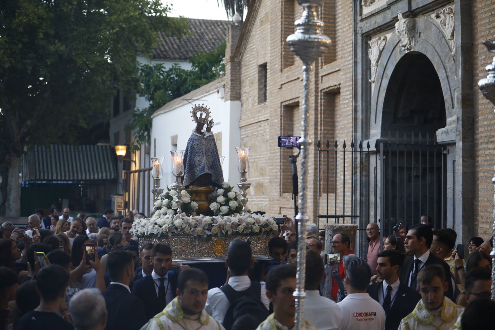 El traslado de la Virgen de la Fuensanta de Córdoba, en imágenes
