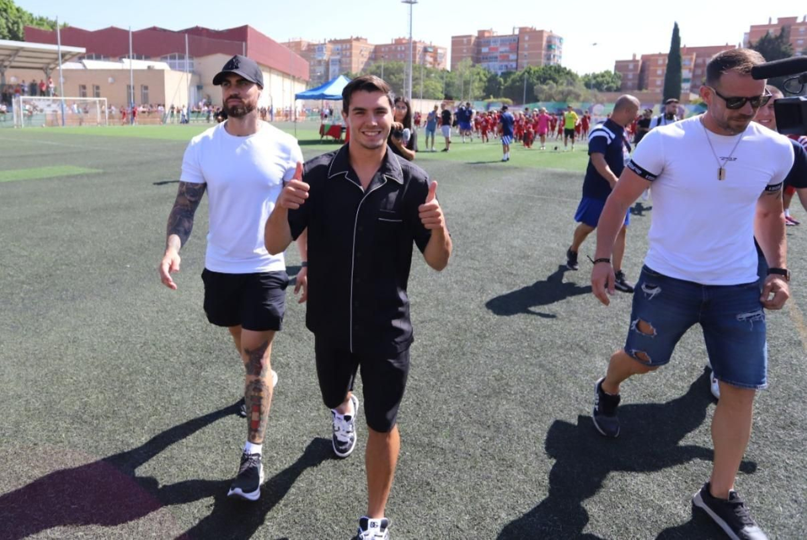 La visita de Brahim a su campus, en fotos