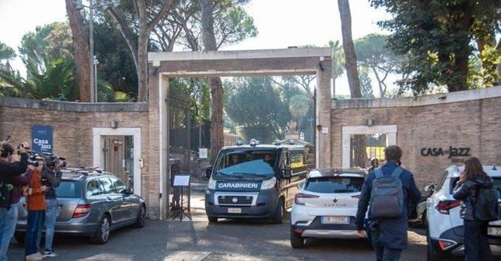 La mansión romana donde se busca al juez desaparecido en 1994.