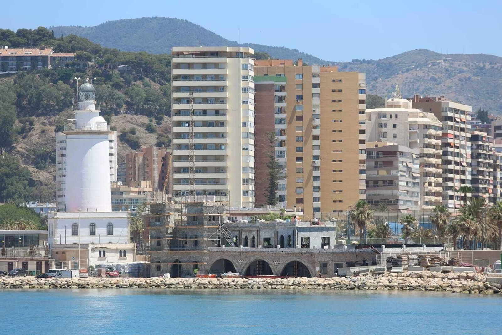 El futuro restaurante de Trocadero en la Casa de Botes, en obras.