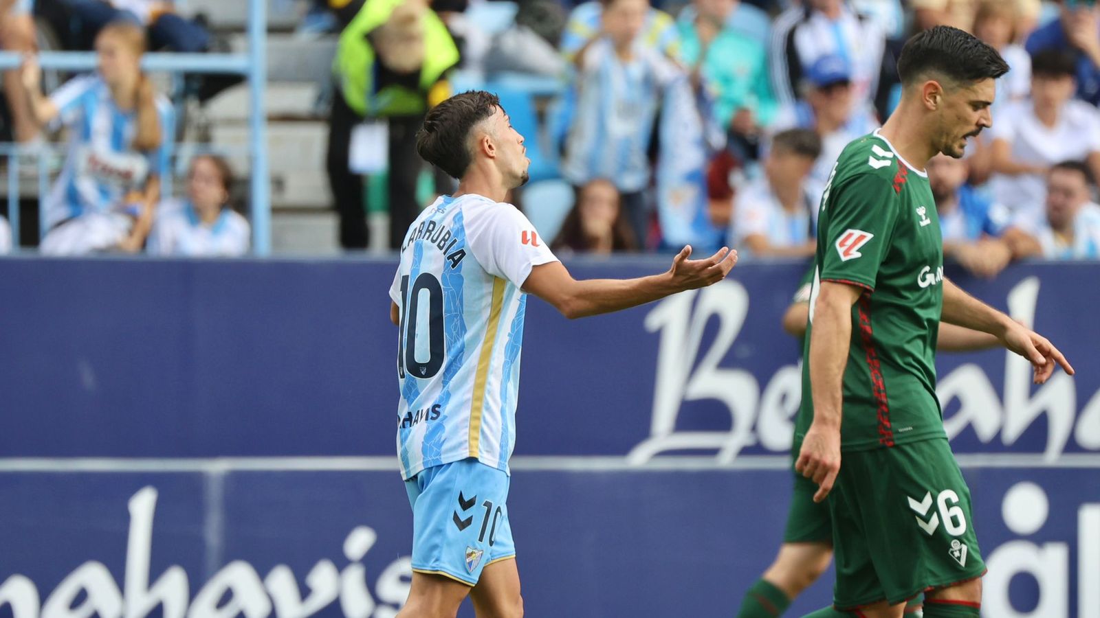 El Málaga CF - Eibar, en fotos