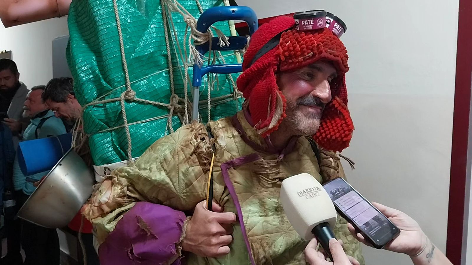 Reacciones de Figue tras la actuación del cuarteto '¡Que no vengan!' en las preliminares del COAC 2026