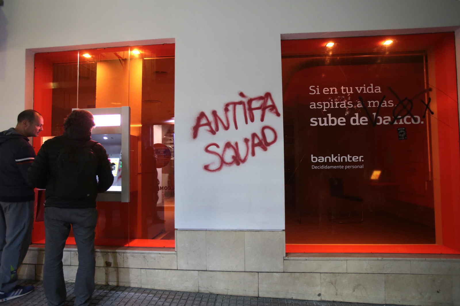 Disturbios en la manifestación de Cádiz