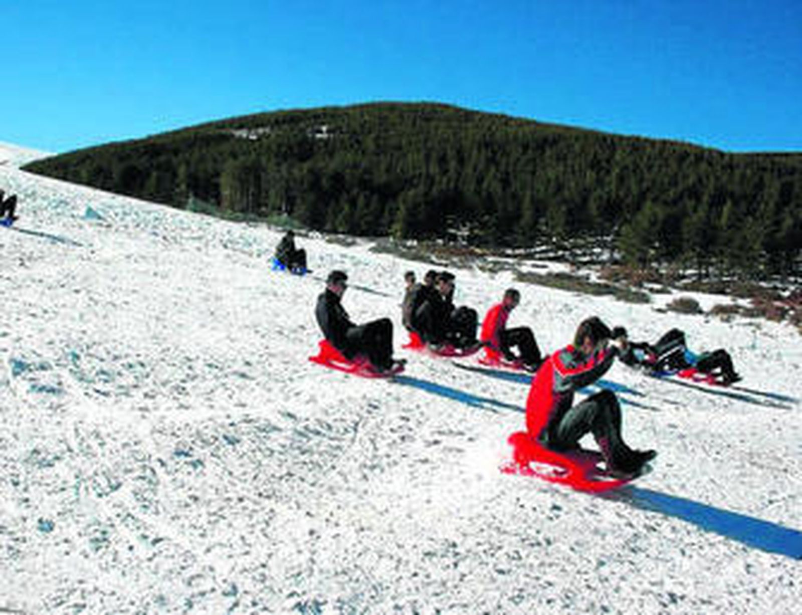 Con la nieve en la Ragua