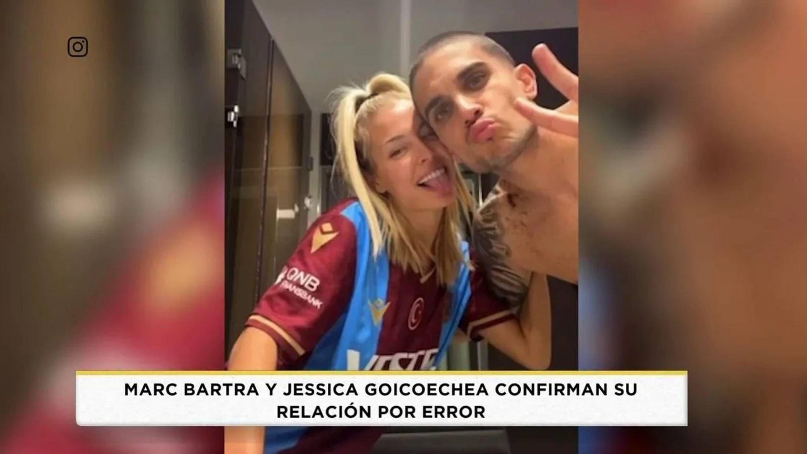 Jessica Goicochea y Marc Bartra