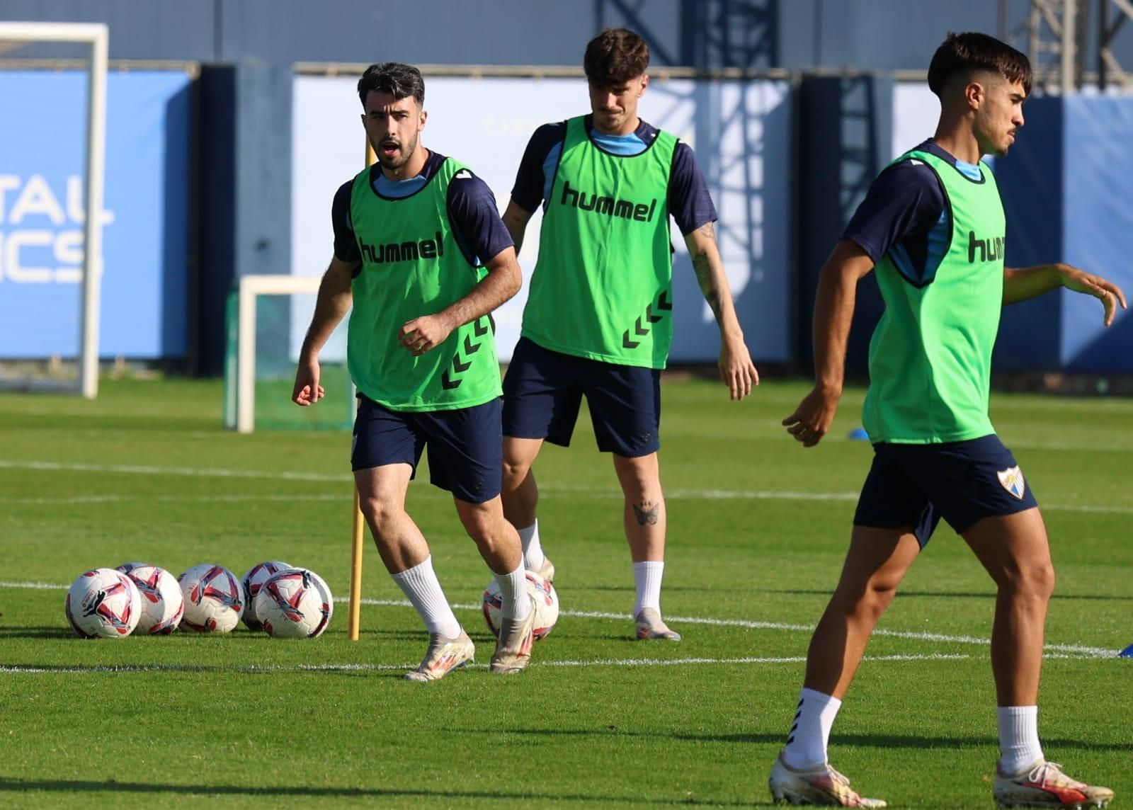 Entrenamiento Málaga CF: Ramón regresa en la primera sesión de la semana