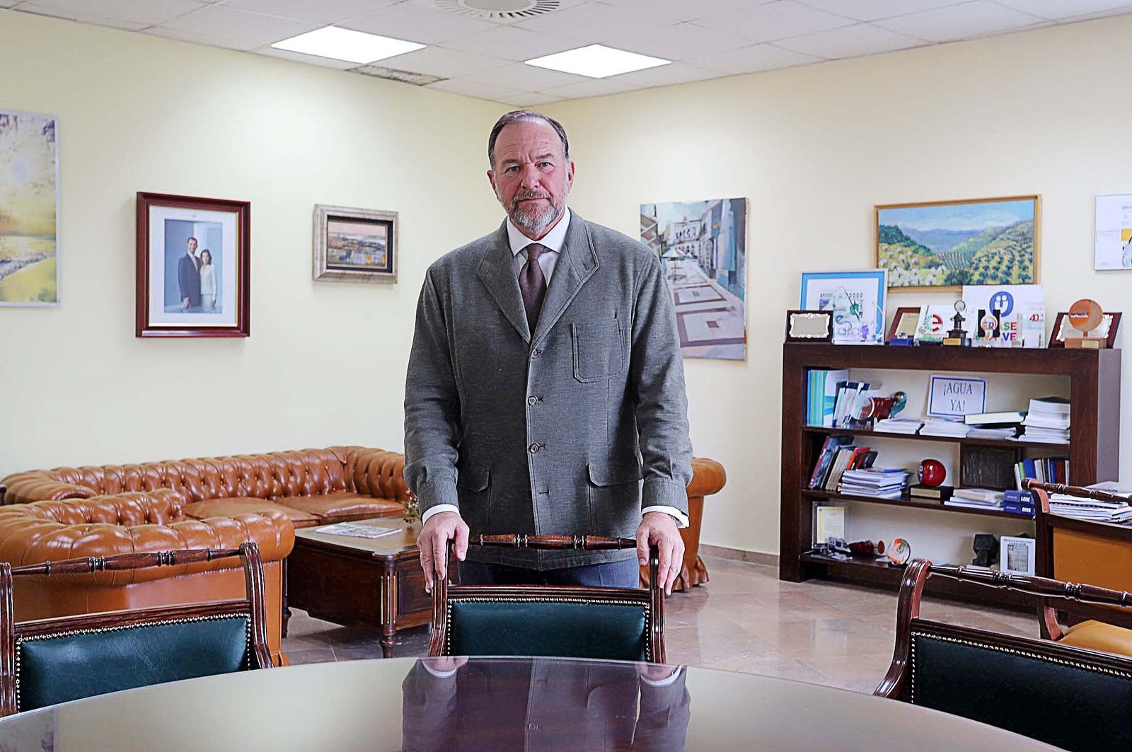 José Luis García-Palacios en una entrevista con Huelva Información.